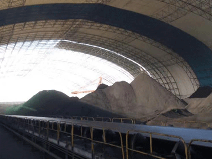 驻马店煤棚料仓网架